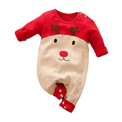 RomperBaby Christmas Jumpsuit. Santa Elf Shape Romper