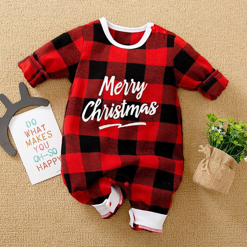 RomperBaby Christmas Jumpsuit. Santa Elf Shape Romper