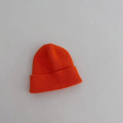 Candy Color Solid Hand Knitted Hat