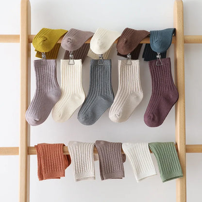 5Pairs Fadeless Soft Baby Socks