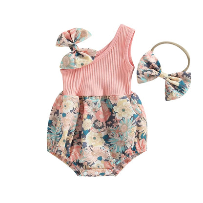 Baby Boy Two Piece Outfits Summer Striped Short Sleeve Shirt and Shorts Set with Matching Hat Stylish Clothes
