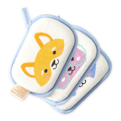 Cute Baby Bath Sponge Kids Children Toddlers Newborns Adults Cleaning Brush Towel Soft Inirritative Bath Foam Shower Sponge