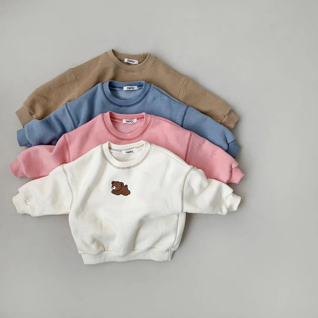 Toddler Bear Sweatshirt + Pants 2pcs Outfit