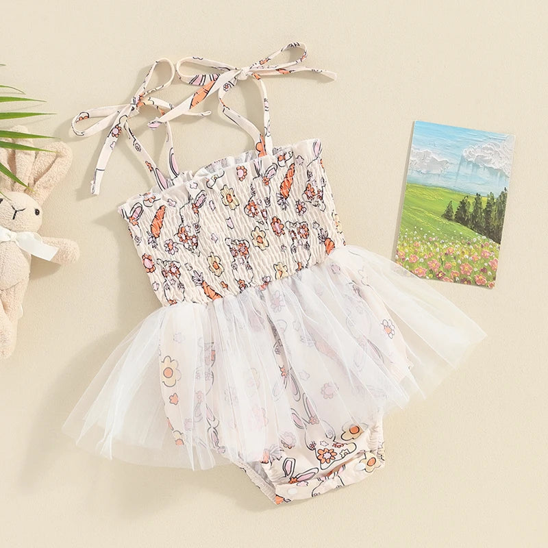 Romper Dress Spaghetti Strap tutu skirt