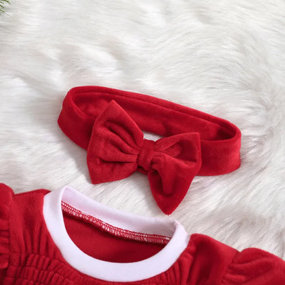 Christmas Girls 2 Piece Romper