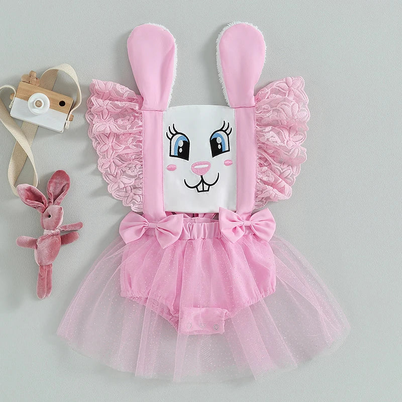 Bunny Outfit Ruffle Jumpsuit/ Overalls