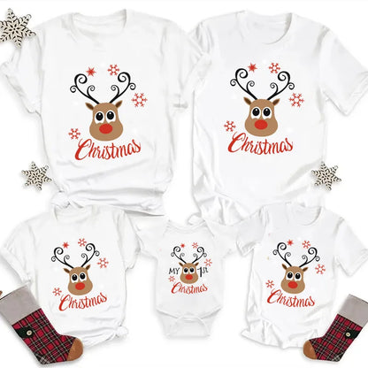 Reindeer Family Christmas Shirts