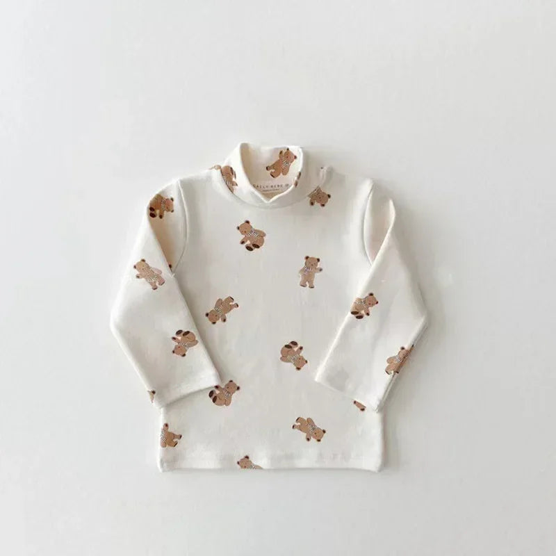 girl's soft Long-Sleeve Turtleneck top