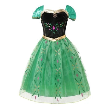 Flower Girls Princess Dress Summer Embroidery Fashion Kids Dress Piano Performance Evening Gowns 2-10 Years Children's Clothing