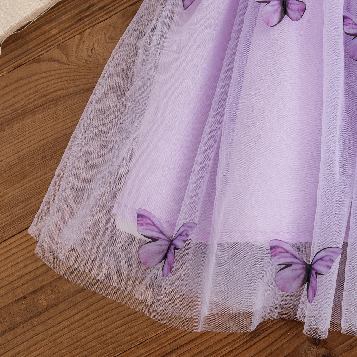 Floral Patterns And Bows Halter Puffy Girl Dress
