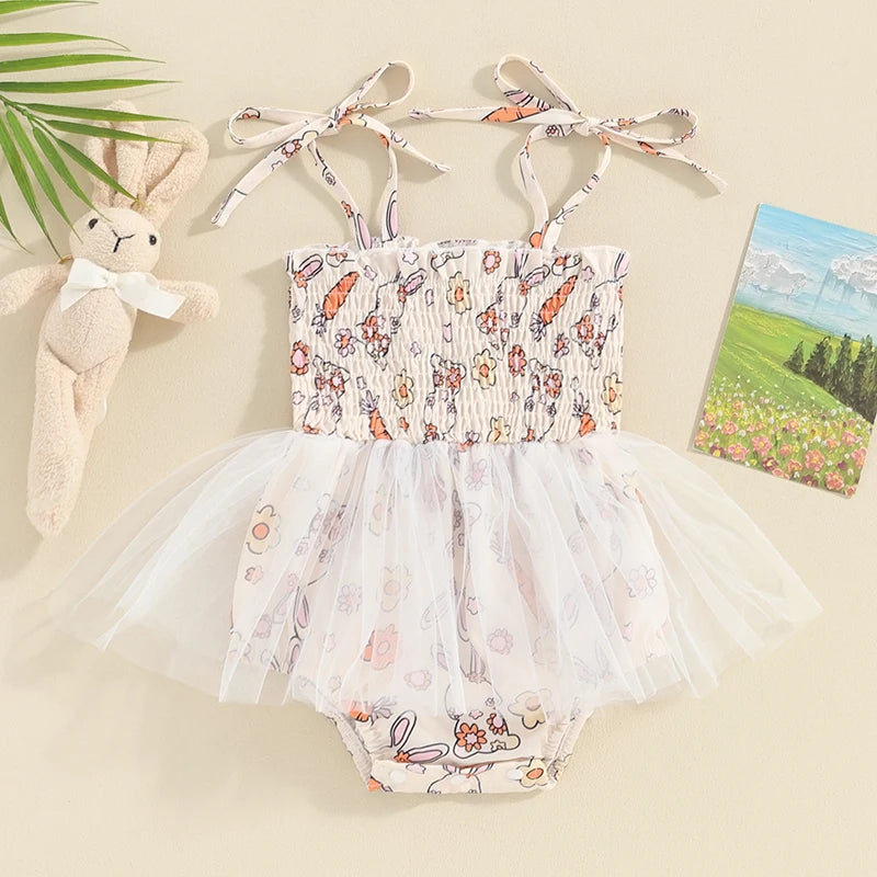 Romper Dress Spaghetti Strap tutu skirt