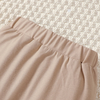 Little Bear Long Sleeve Bodysuit+Pants+Hat+Socks 4pcs/Set