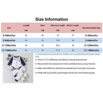 Long Sleeved Patchwork Striped Baseball Jumpsuit with Pants