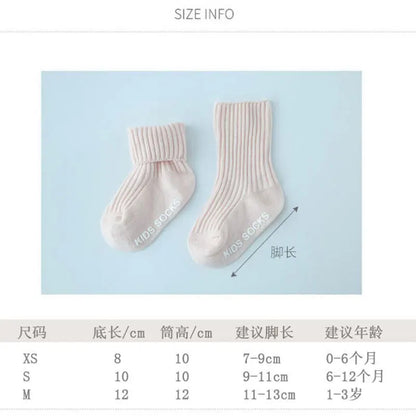 Winter Baby Solid Floor Socks