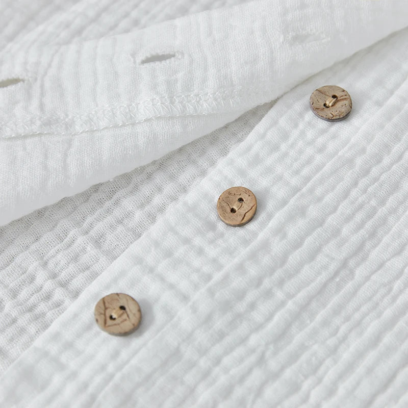 Suefunskry Toddler Boys Spring Fall 2Pcs Outfit Long Sleeve Single-breasted O-Neck Tops and Solid Color Pants Casual Set 6Months