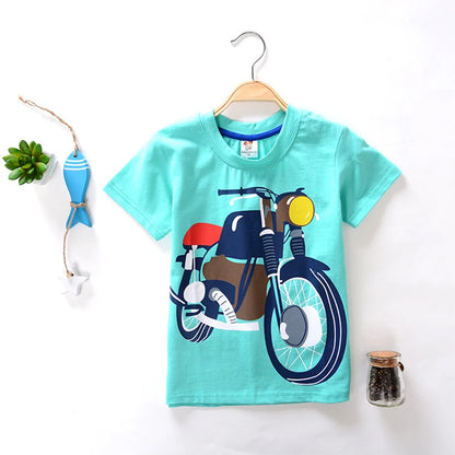 Short Sleeve Shirt tractor print