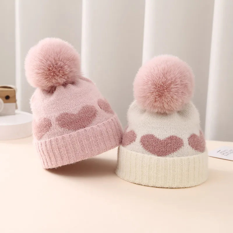 Winter Baby Knitted Hats Girls