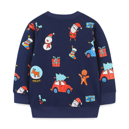 Cartoon Christmas Baby Toddler Sweatshirt