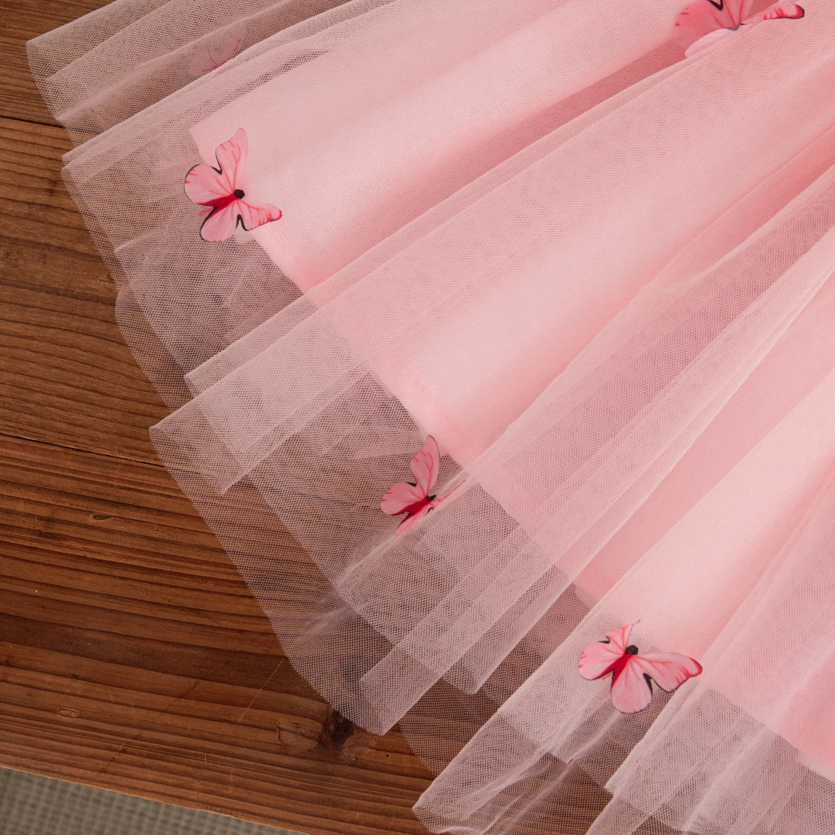 Floral Patterns And Bows Halter Puffy Girl Dress