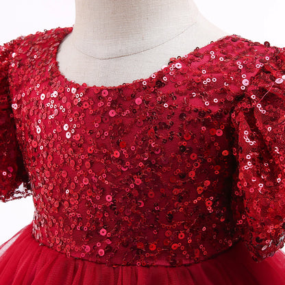 Shiny Sparkles Christmas Baby Princess Dress