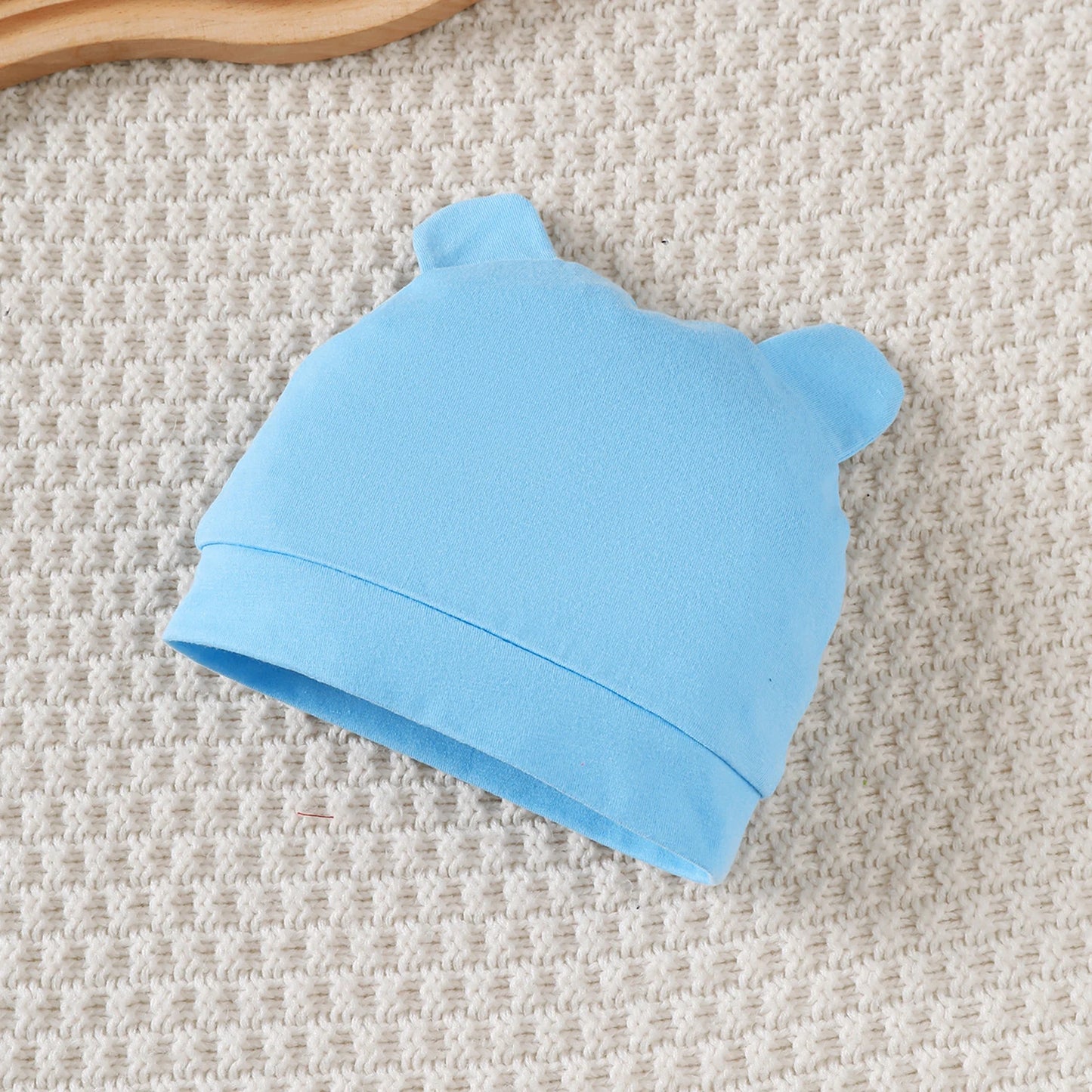 Little bear Long sleeved Jumpsuit+Long Pants+Hat+Socks 4Pcs/Set