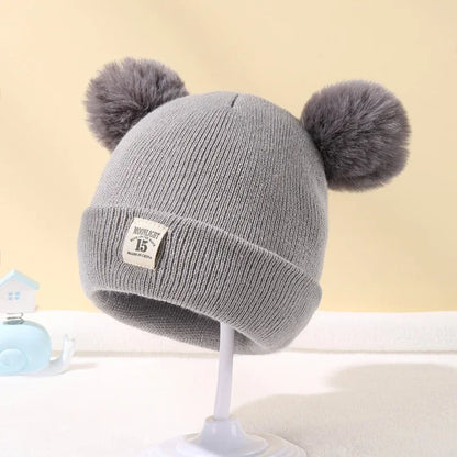 Winter Baby Pompom Hat