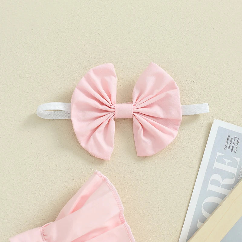 Baby Girl Easter Outfit Rabbit Print