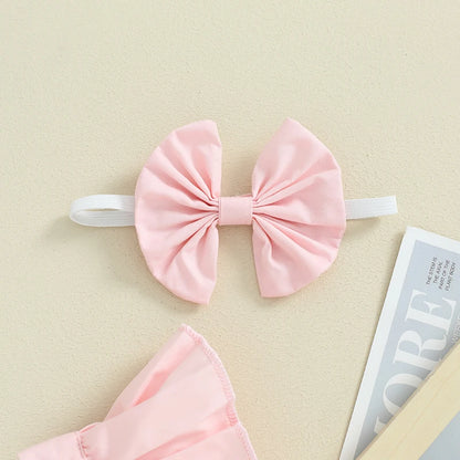 Baby Girl Easter Outfit Rabbit Print