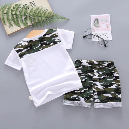 Boys T-Shirt + Shorts 2Pcs/Sets