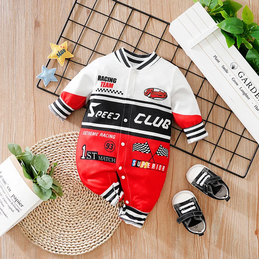 Outdoor Racing romper Clothes Comfortable And Soft For Boys And Girls