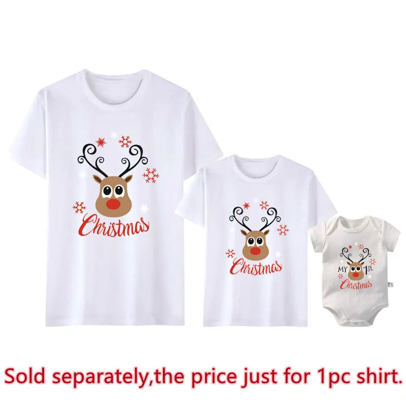 Reindeer Family Christmas Shirts