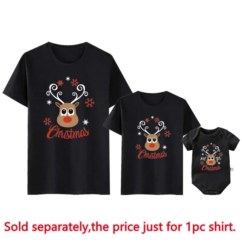 Reindeer Family Christmas Shirts