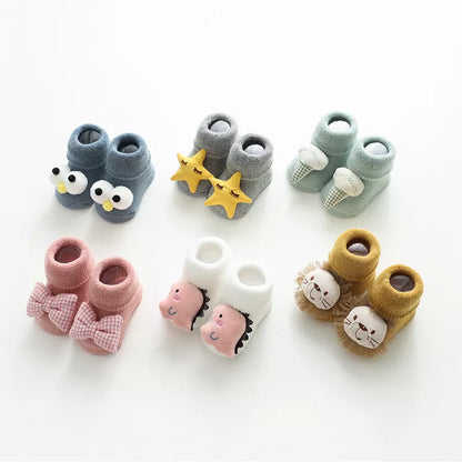 Winter Cartoon Animal Baby Socks