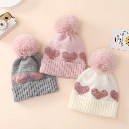 Winter Baby Knitted Hats Girls