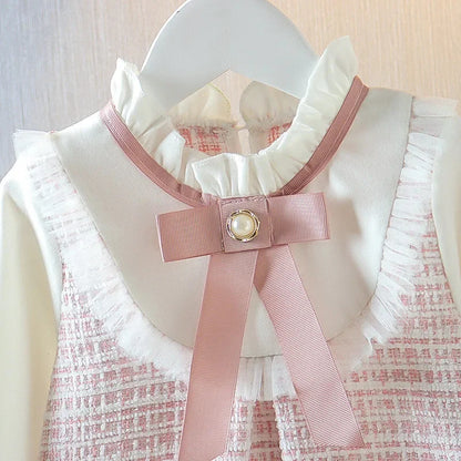 Vintage winter Dress, long sleeve dress