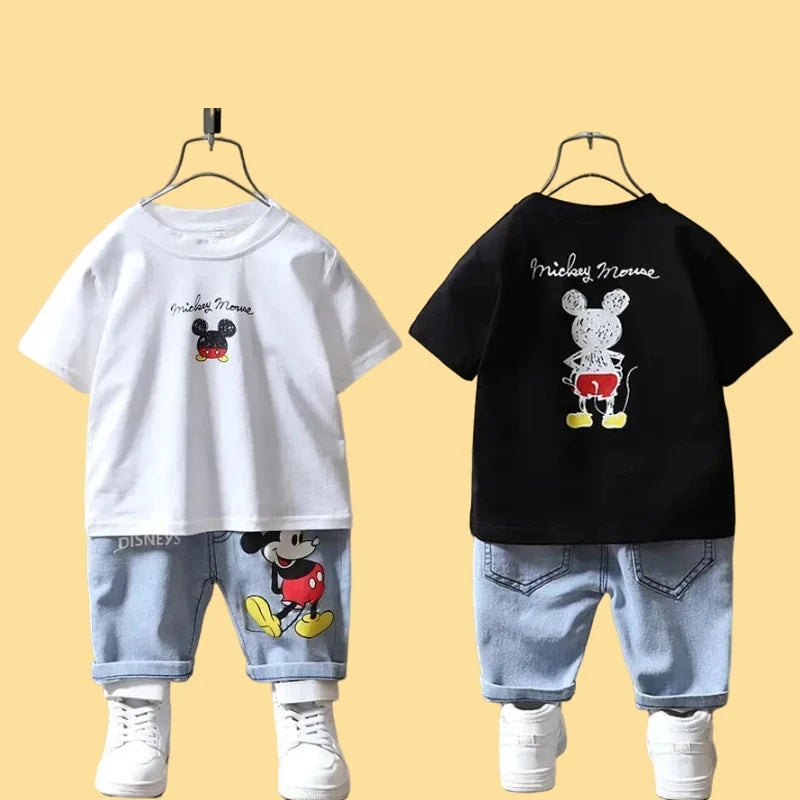 Mickey Mouse t-shirt and jeans pants set