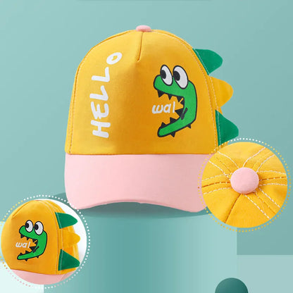 Baby Cartoon Dinosaur  Baseball Cap