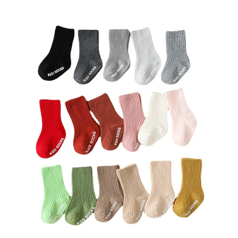 Winter Baby Solid Floor Socks