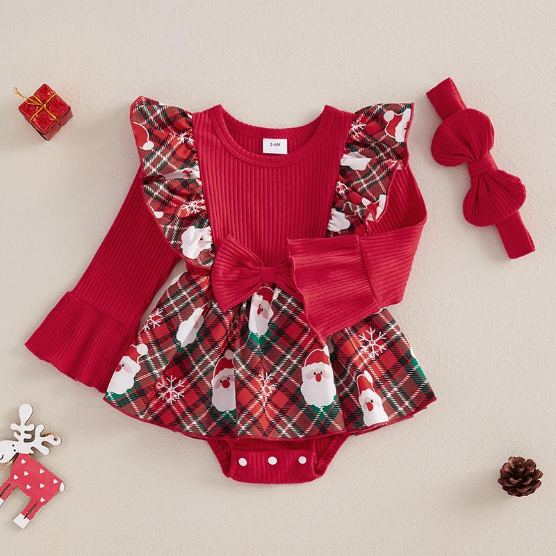 Baby Girl Christmas Bodysuits