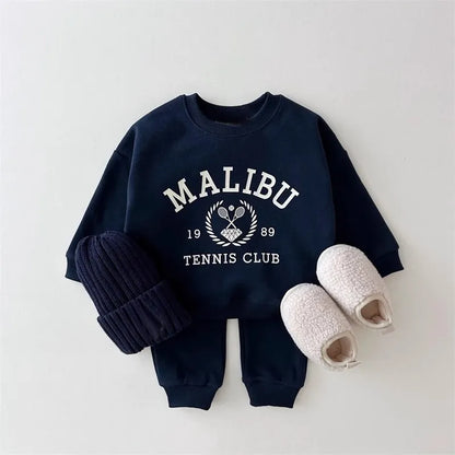 Tracksuit Tops + Pencil Pants 2pcs Infant Cotton Sweatshirt Set