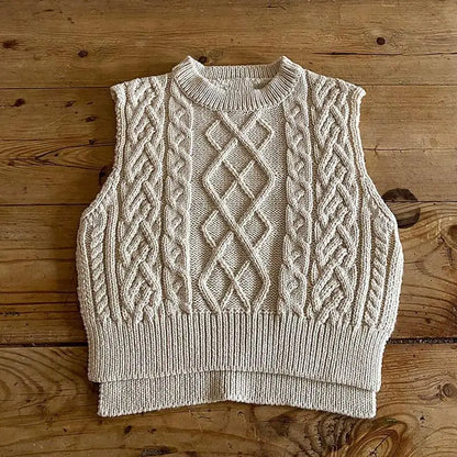 Knit Sleeveless Sweater/ pullover