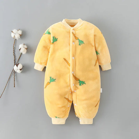 Winter Infant Baby Romper Fleece