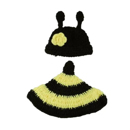 Lovely Dog Photo Shoot Props for Newborns Photography Accessories Boy Girl Birth Clothes Set New Born Knitted Costume Outfit