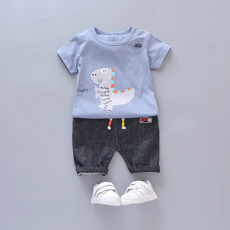 Boys T-Shirt + Shorts 2Pcs/Sets