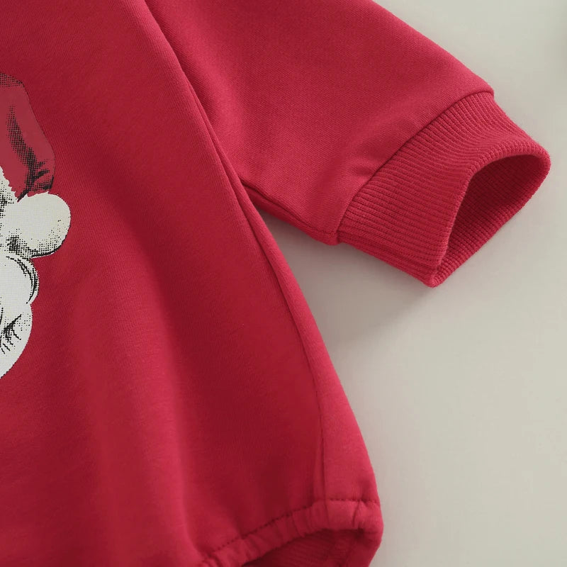 Cartoon Santa Christmas Baby Romper