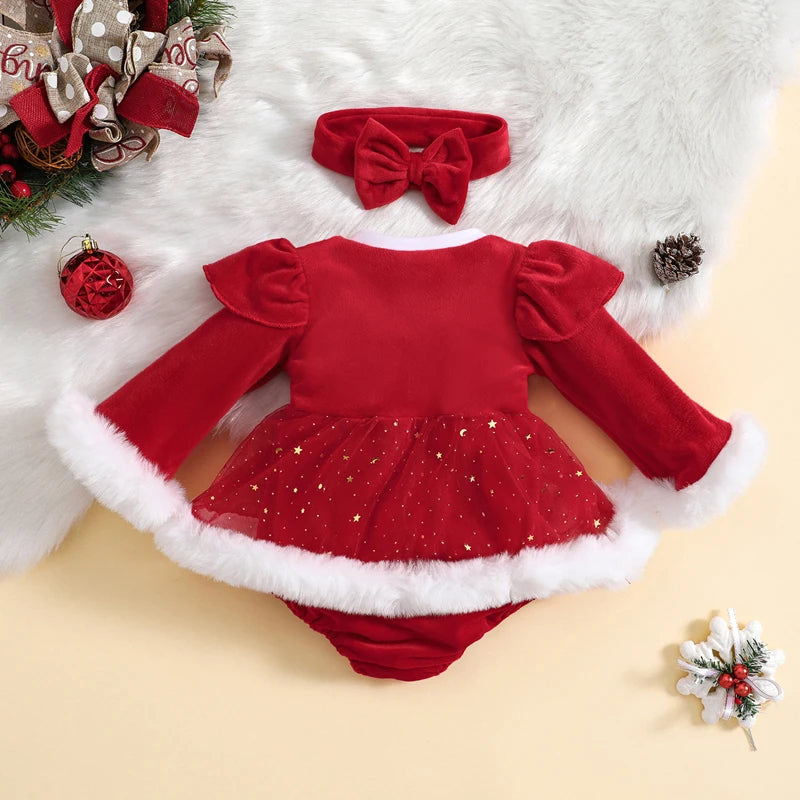 Christmas Girls 2 Piece Romper