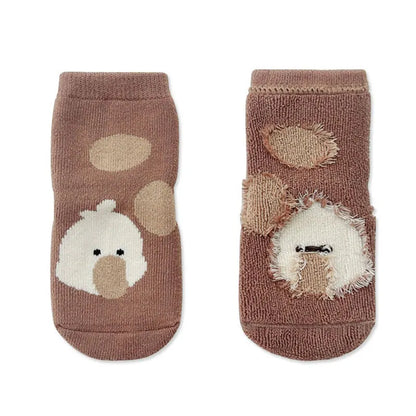 5 Pairs Toddler Cartoon Anti-slip Socks