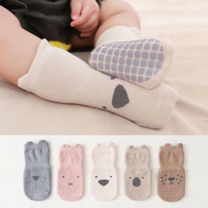 3 Pairs Cartoon Newborn Socks