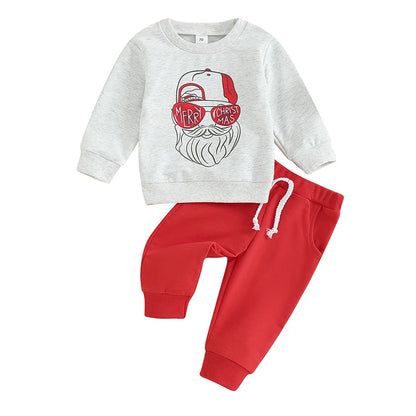 Cool Santa Baby Christmas Set