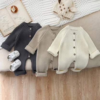 Infant Baby Winter Knitted Romper